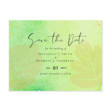 リア・G　予算ウェディング　ウォーターカラー　ターコイズグリーン　青