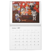 リアSaulnierの2016のカレンダーの芸術 カレンダー (1月 2027)