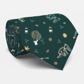 リウマチ学オンダークティール(緑がかった色) ネクタイ (ロール)