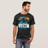 リエンツ – オーストリア – スキーとスノーボーディングスノーブ Tシャツ (正面フル)