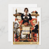 リエンデッカーの感謝祭の祈り シーズンカード (正面/裏面)