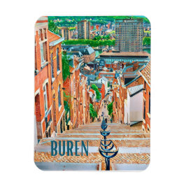 リエージュビュレンベルジケ写真ヴィンテージ マグネット