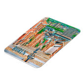 リエージュビュレンベルジケ写真ヴィンテージ マグネット (左側)