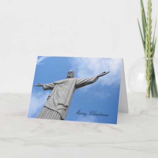 リオのクリスマス像 シーズンカード (正面)