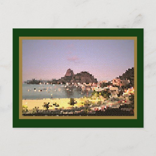 リオのパン・デ・アスーカルについて書いてみよう ポストカード (正面)