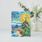 リオの救い主のクイリング・キリスト ポストカード (スタンド正面)