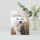 リオエレガントラ結婚式の日付を保存Photo Po ポストカード (スタンド正面)
