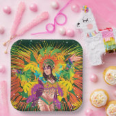 リオカーニバルダンサー ペーパープレート (パーティー)