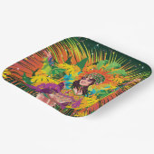 リオカーニバルダンサー ペーパープレート (傾斜あり)