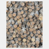 リオグランデコットンウッドツリーズタルキに沿って星 フリースブランケット (正面)