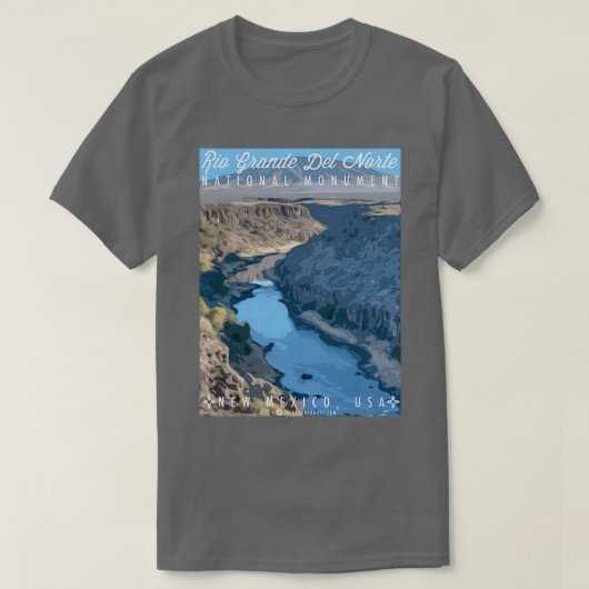 リオグランデデルノルテ国家記念物 Tシャツ (デザイン正面)