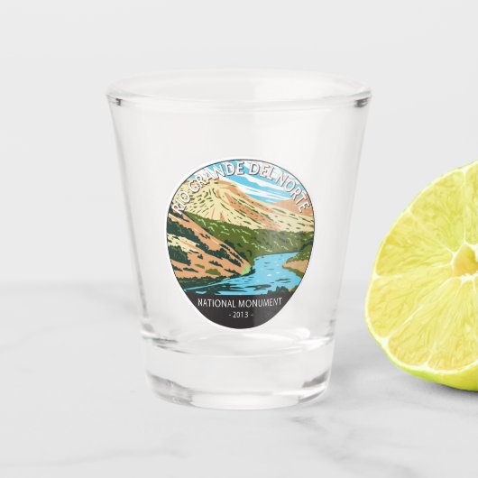 リオグランデデルノルテ国立記念碑サークル ショットグラス (正面)