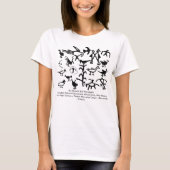 リオグランデバードペトログリフ Tシャツ (正面)