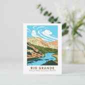 リオグランデワイルドアンドシーニックリバーヴィンテージ ポストカード (スタンド正面)
