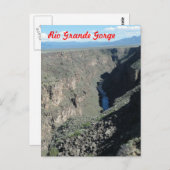 リオグランデ峡谷 ポストカード (正面/裏面)