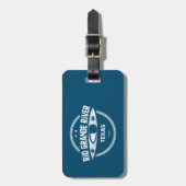 リオグランデ川、テキサス州 ラゲッジタグ (正面縦)