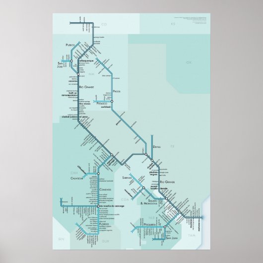 リオグランデ20 x 30 ポスター (正面)