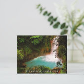 リオセレステウォーターフォールドコスタリカ葉書 ポストカード (スタンド正面)