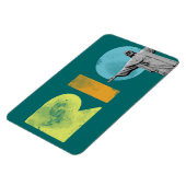 リオデジャネイロとクリストレデントール マグネット (左側)