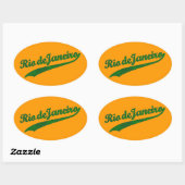 リオデジャネイロのシール 楕円形シール (シート)