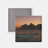 「リオデジャネイロの夕日」冷蔵庫用マグネット マグネット (正面/裏面)