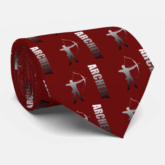 リオデジャネイロの射手へのアーチェリーロンドン ネクタイ (ロール)