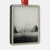 リオデジャネイロの港の入口 メタルオーナメント (右)