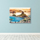 リオデジャネイロの街並み写真 キャンバスプリント (インサイチュ (ウッドフロア))