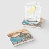 リオデジャネイロの街並み写真 ストーンコースター (横)