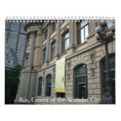 リオデジャネイロの驚異の市民会館。 下町 カレンダー (カバー)