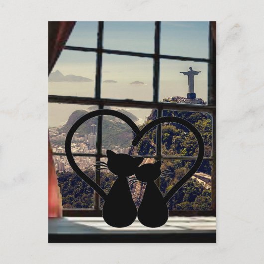 リオデジャネイロのcatsin love ポストカード (正面)