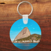 リオデジャネイロシュガローフ山の写真 キーホルダー (正面)