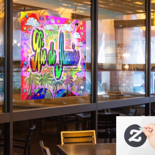 リオデジャネイロビスタウ表現ィンドウィング ウィンドウサイン (レストラン窓)