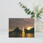 リオデジャネイロブラジルのクリスマス シーズンポストカード (スタンド正面)