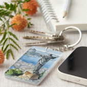 リオデジャネイロブラジルアクリルキーチェーン キーホルダー (正面右)