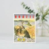 リオデジャネイロブラジルヴィンテージ旅行はがき ポストカード (スタンド正面)