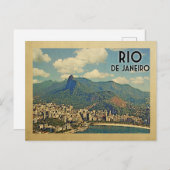 リオデジャネイロブラジルヴィンテージ旅行 ポストカード (正面/裏面)
