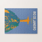 リオデジャネイロブラジル旅行アートヴィンテージ ジグソーパズル (横)