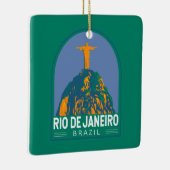 リオデジャネイロブラジル旅行アートヴィンテージ セラミックオーナメント (右)