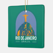 リオデジャネイロブラジル旅行アートヴィンテージ セラミックオーナメント (左)