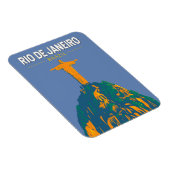 リオデジャネイロブラジル旅行アートヴィンテージ マグネット (右側)