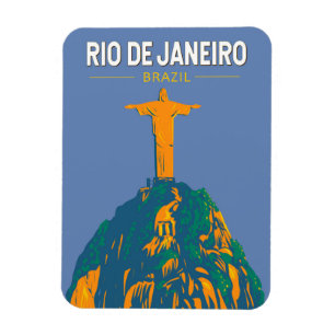 リオデジャネイロブラジル旅行アートヴィンテージ マグネット