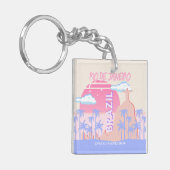 リオデジャネイロブラジル旅行アート キーホルダー (正面左)