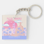 リオデジャネイロブラジル旅行アート キーホルダー (裏面)