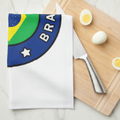 リオデジャネイロブラジル キッチンタオル (四つ折り)
