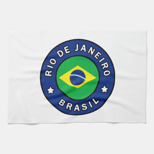 リオデジャネイロブラジル キッチンタオル (横)