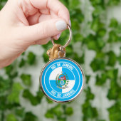 リオデジャネイロラウンドエンブレム キーホルダー (手)