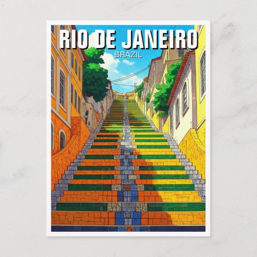 リオデジャネイロラパブラジル ポストカード (正面)