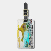 リオデジャネイロヴィンテージトラベル ラゲッジタグ (正面縦)