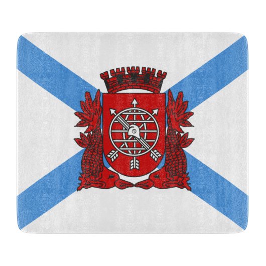 リオデジャネイロ国旗（ブラジル） カッティングボード (正面)